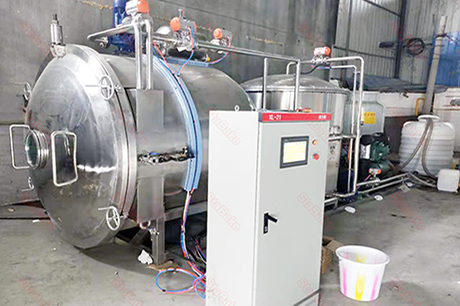 Fruit freezing drying machine installed in China 1.jpg
