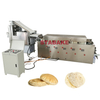 Línea de producción de máquina de pan pita de pita industrial para shawarma turca y tortilla chapati roti pan de pan plano 